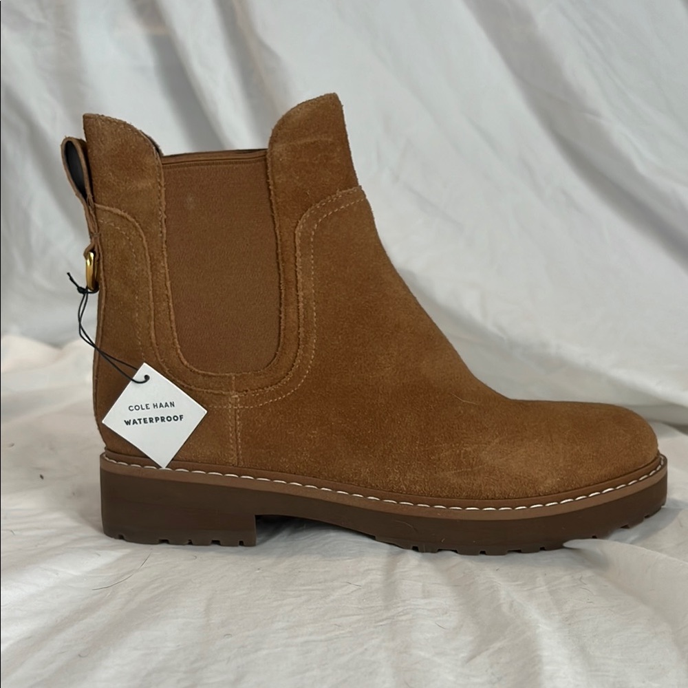 Cole Haan Women's Tan Waterproof Boots